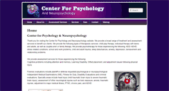 Desktop Screenshot of centerforpsychology.us